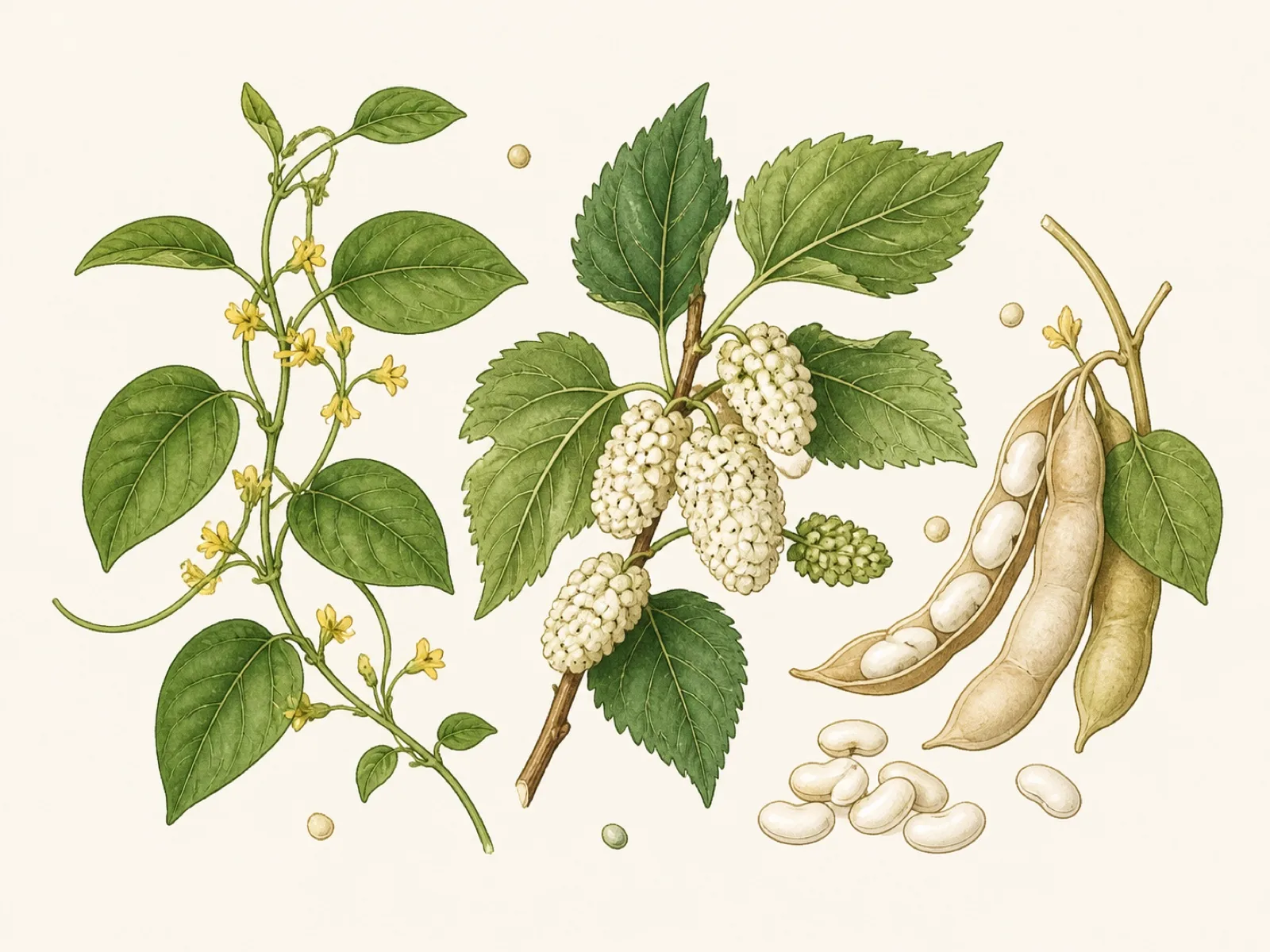 Gymnema sylvestre + Morus alba