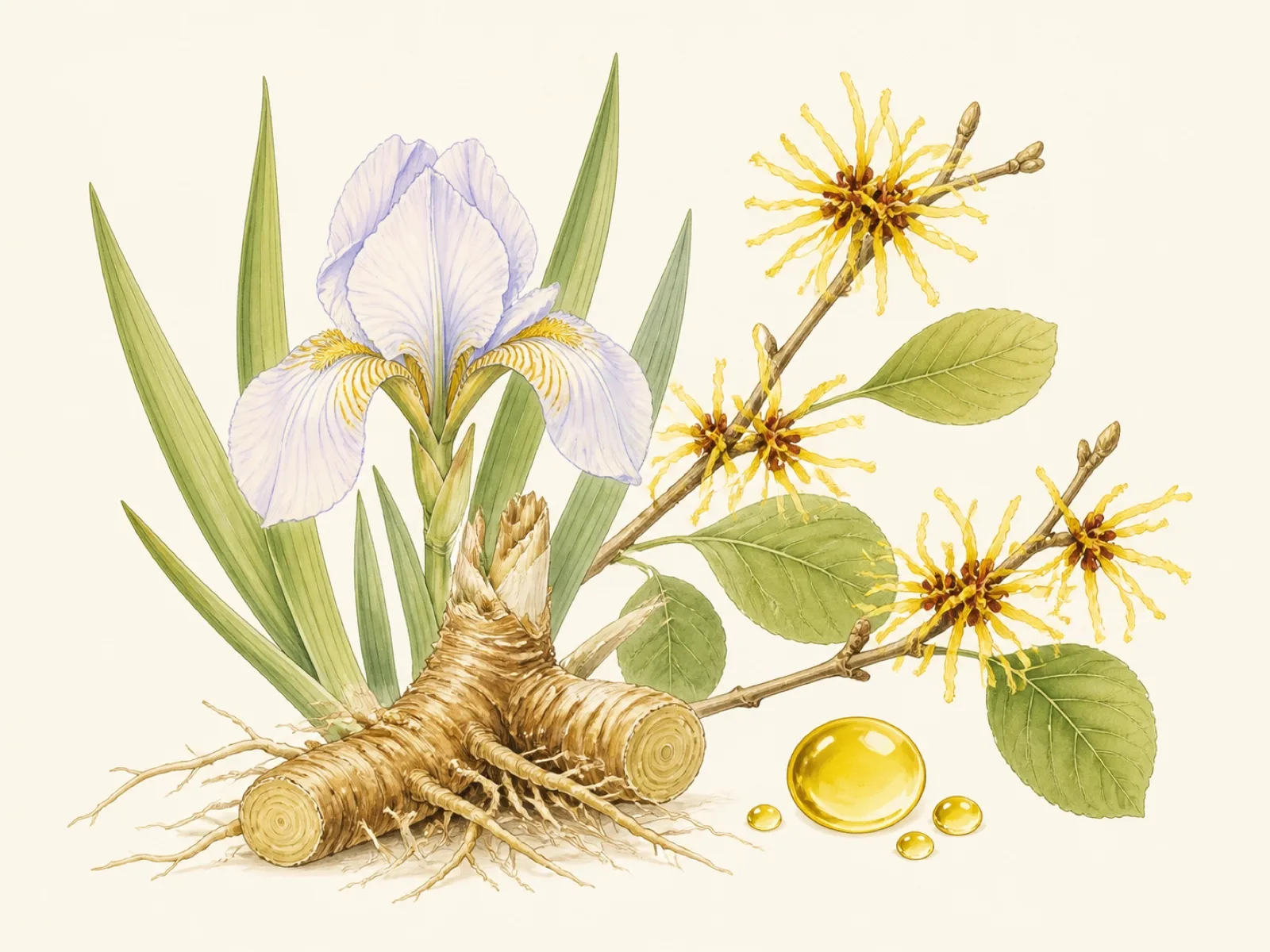 Retinil palmitat i iris